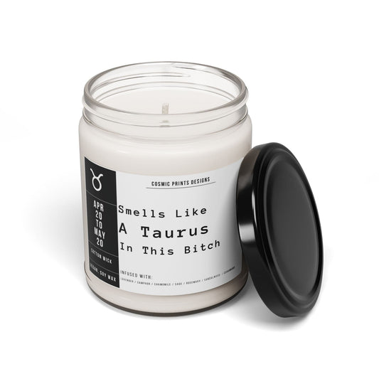 Home Decor White Sage + Lavender / 9oz Smells Like Taurus Candle – The Zodiac Collection