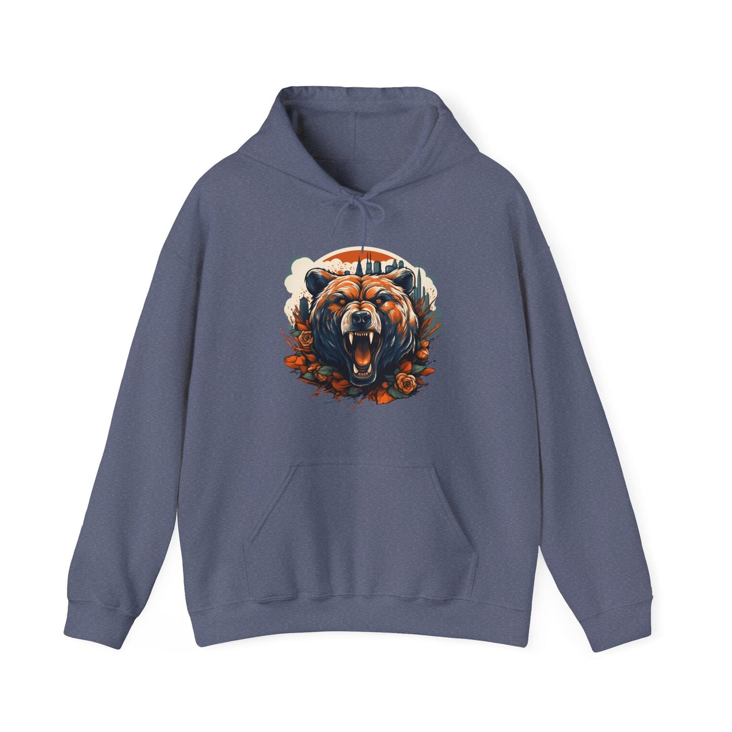 Hoodie Heather Navy / S Chicago Bears City Hooded Sweatshirt