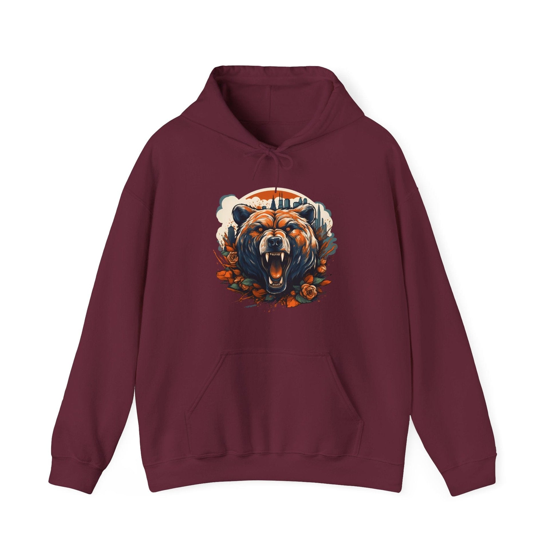 Hoodie Maroon / S Chicago Bears City Hooded Sweatshirt