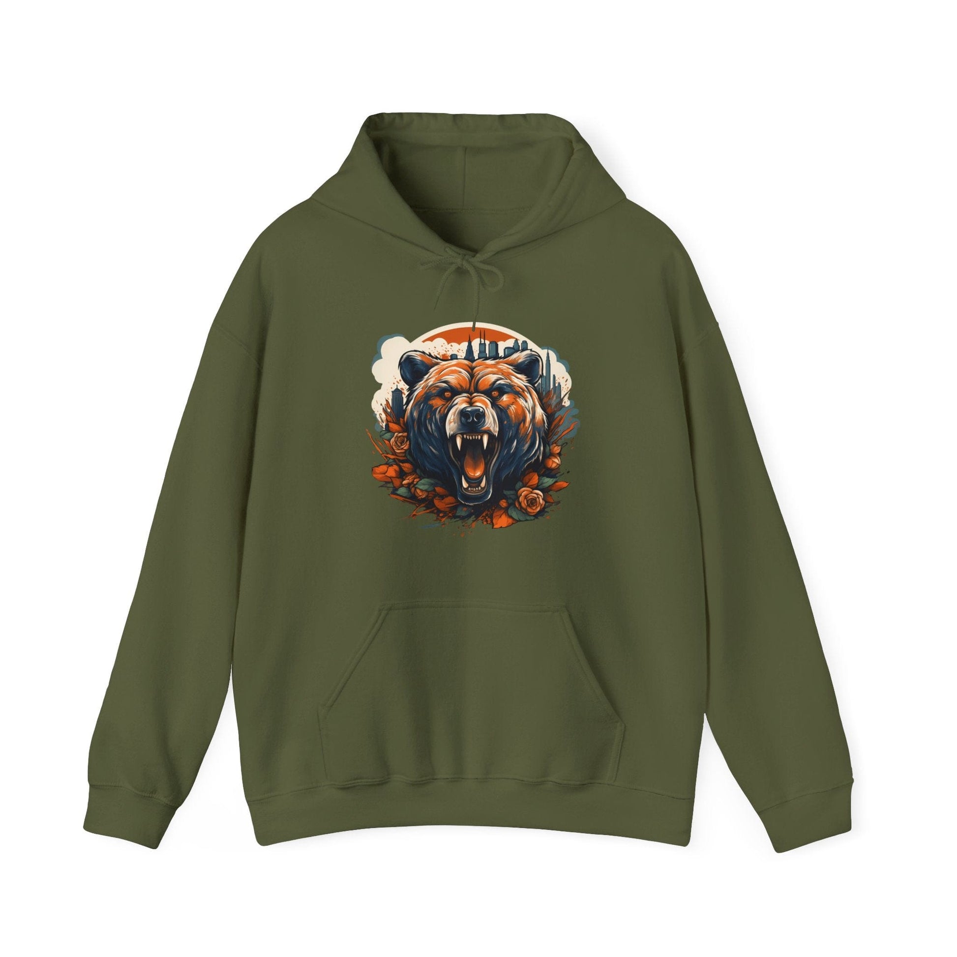 Hoodie Military Green / S Chicago Bears City Hooded Sweatshirt