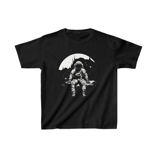 Kids clothes XS / Black Youth Astronaut Moon Break T-Shirt