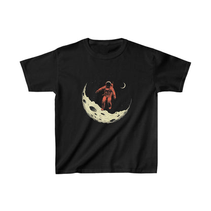 Kids clothes XS / Black Youth Astronaut Moon Explorer T-Shirt