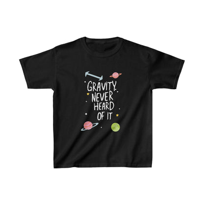 Kids clothes XS / Black Youth Gravity? Never Heard of It T-Shirt