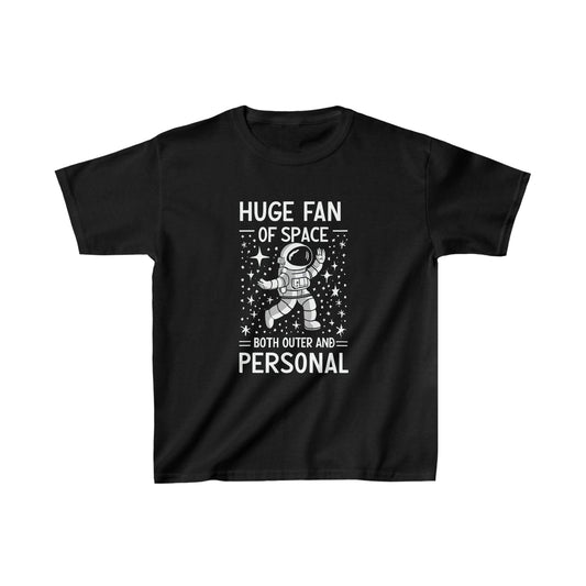 Kids clothes XS / Black Youth Huge Fan of Space T-Shirt