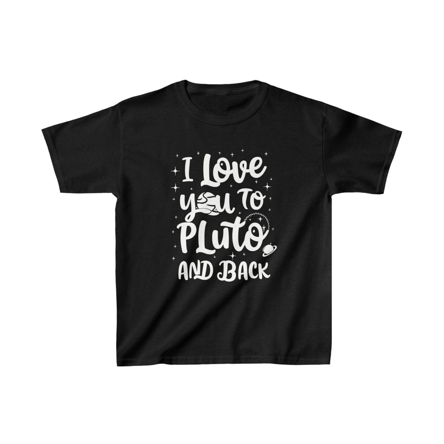 Kids clothes XS / Black Youth Pluto And Back T-Shirt