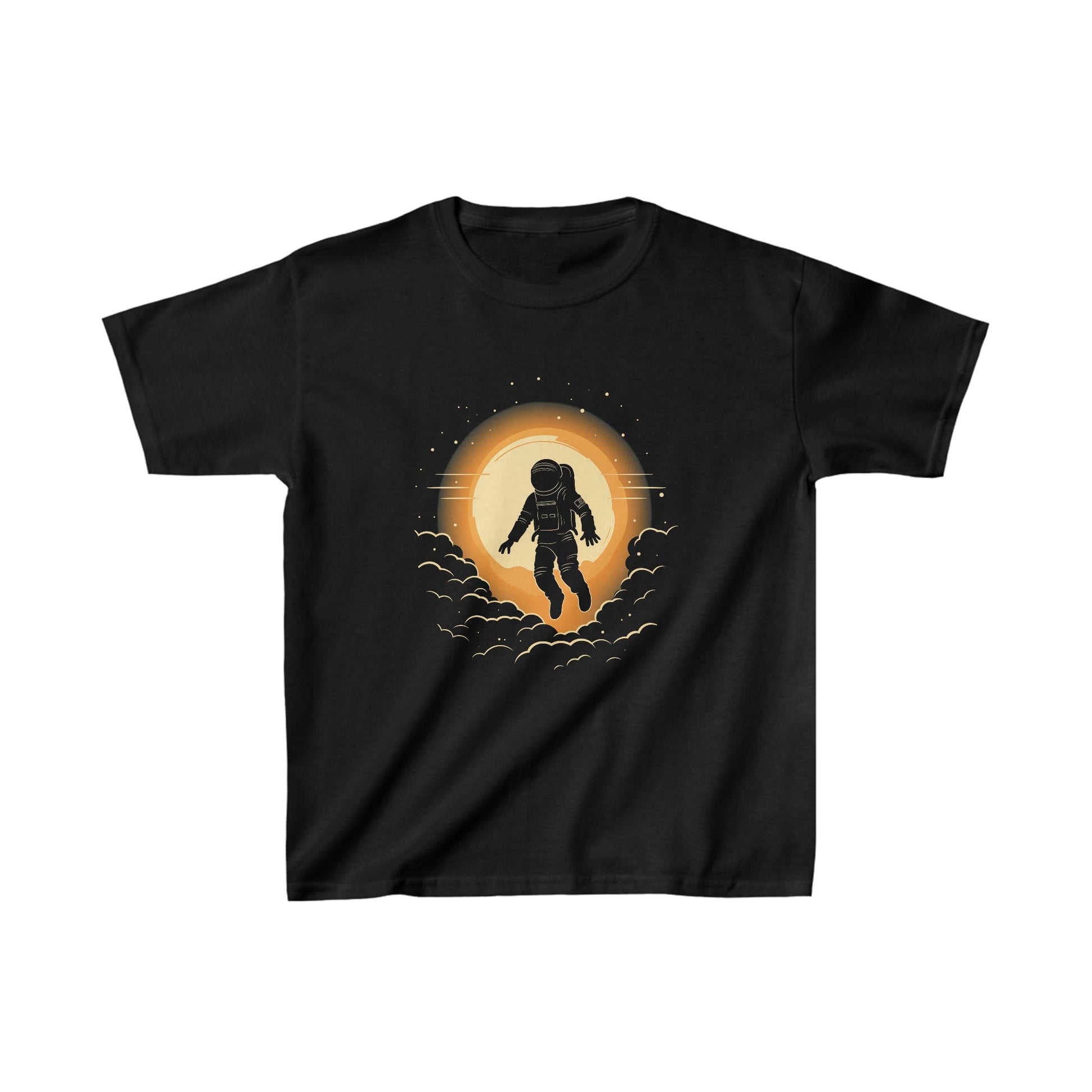 Kids clothes XS / Black Youth Space Odyssey: Astronaut in Zero Gravity T-Shirt