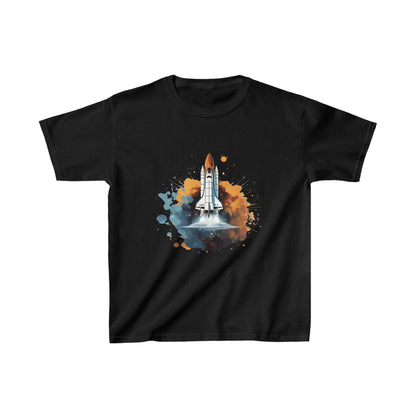 Kids clothes XS / Black Youth Space Shuttle Splash T-Shirt