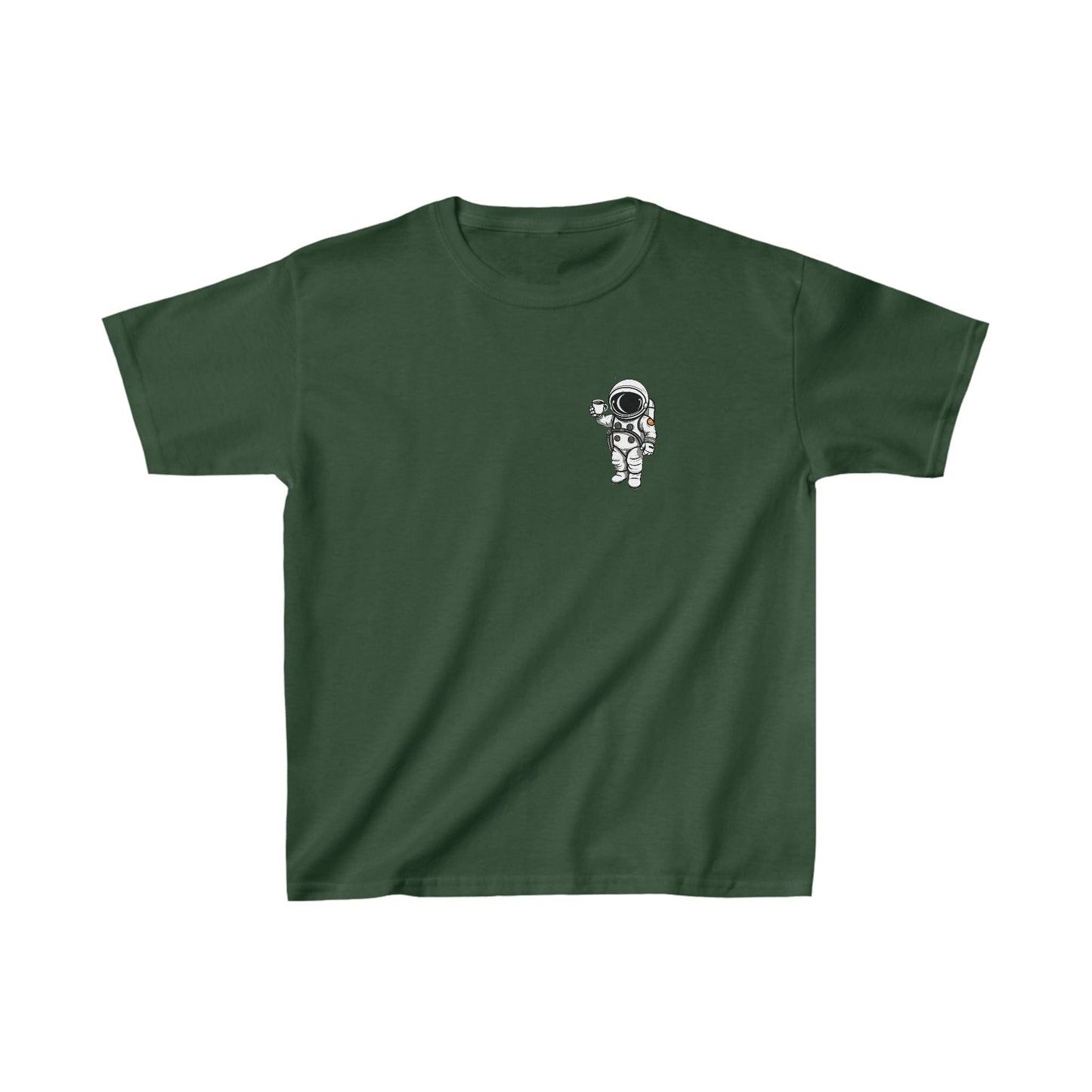 Kids clothes XS / Forest Green Youth Astronaut Pocket T-Shirt