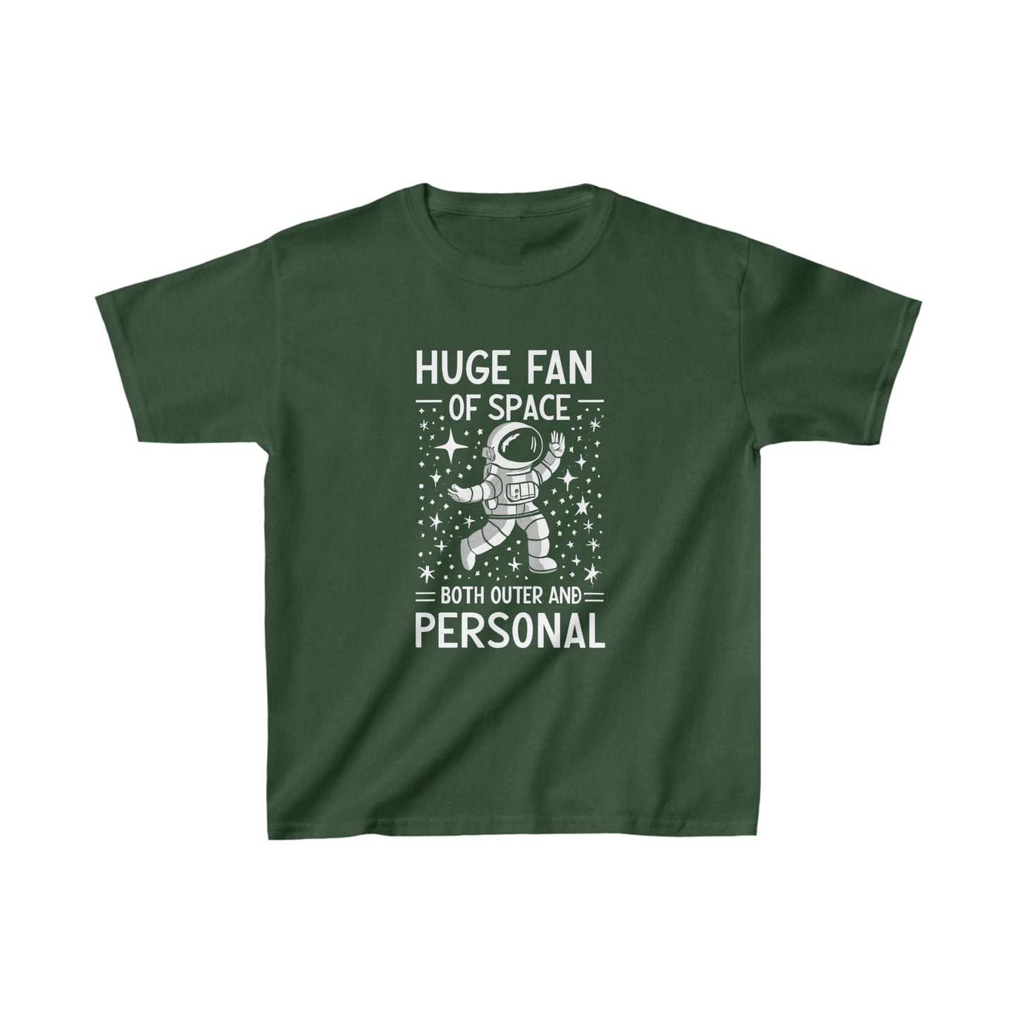 Kids clothes XS / Forest Green Youth Huge Fan of Space T-Shirt