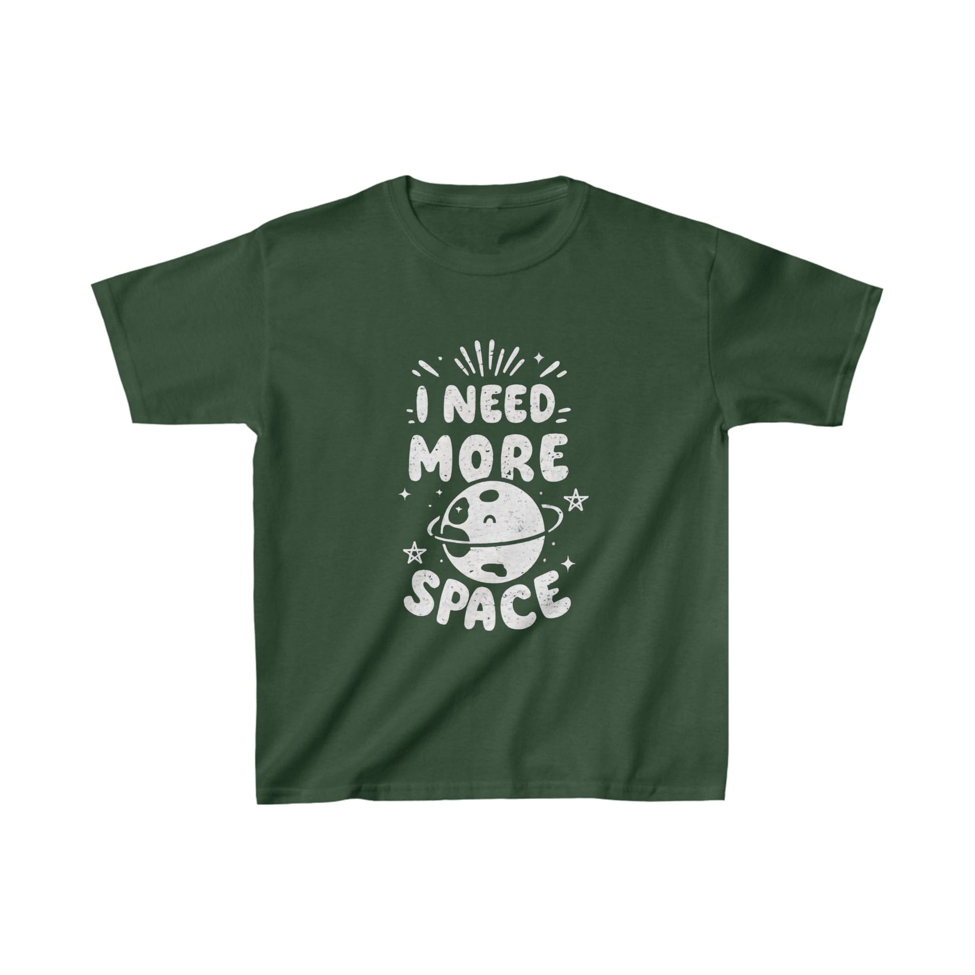 Kids clothes XS / Forest Green Youth I Need More Space T-Shirt