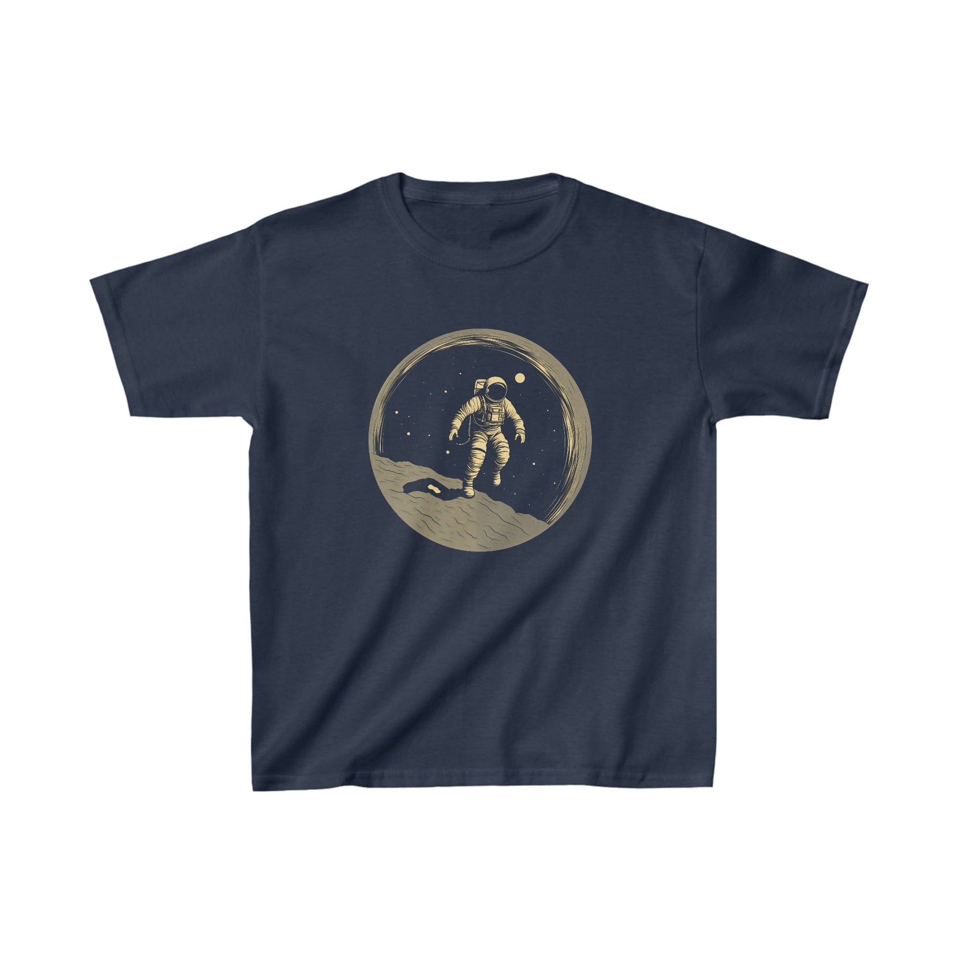 Kids clothes XS / Navy Youth Astronaut Moon Explorer T-Shirt