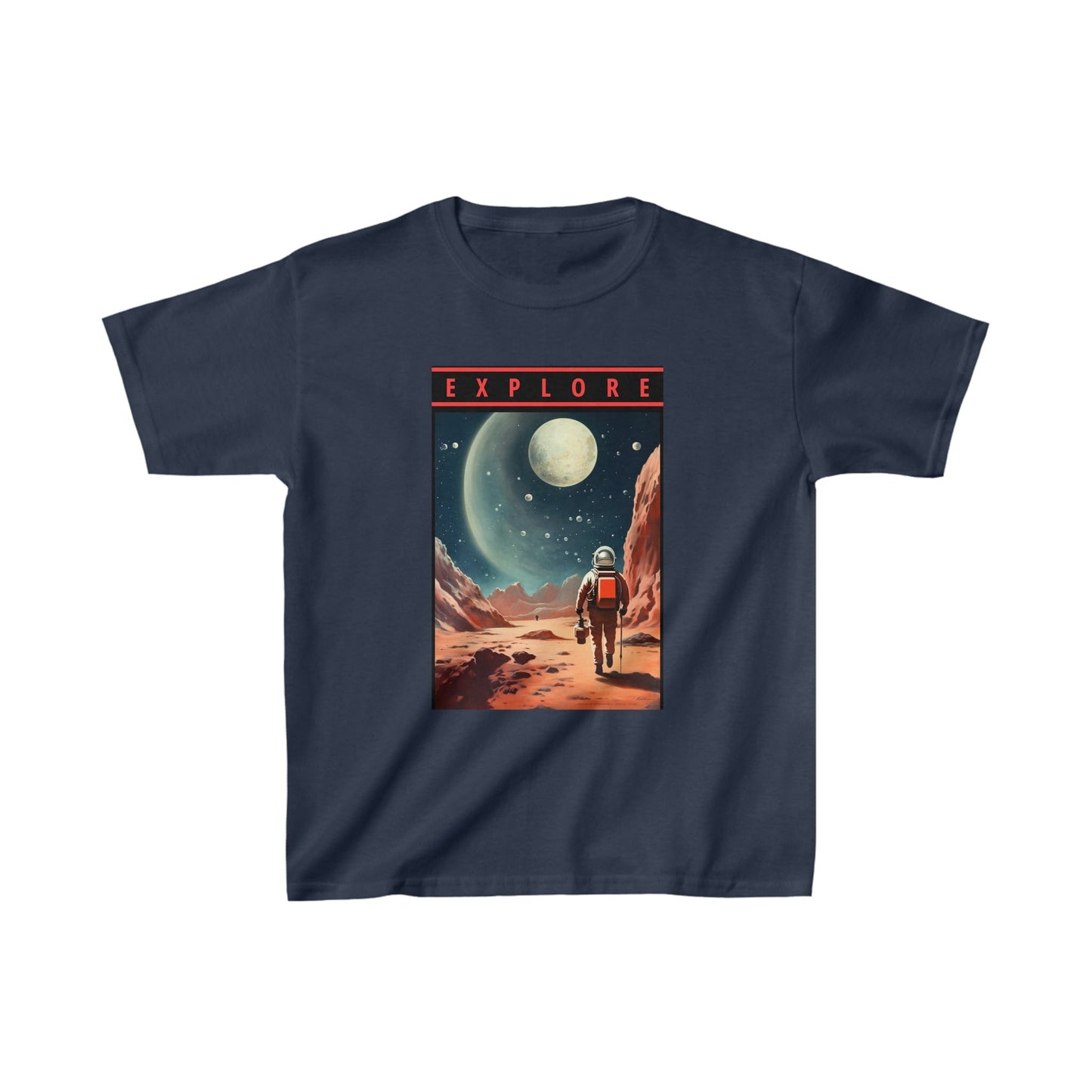 Kids clothes XS / Navy Youth Explore T-Shirt