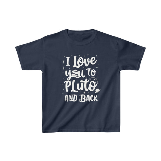 Kids clothes XS / Navy Youth Pluto And Back T-Shirt