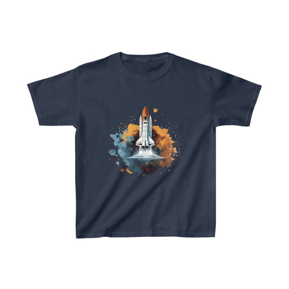 Kids clothes XS / Navy Youth Space Shuttle Splash T-Shirt