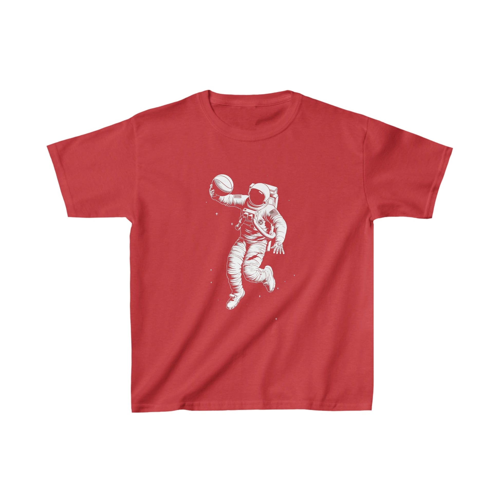Kids clothes XS / Red Youth Astronaut Basketball T-Shirt
