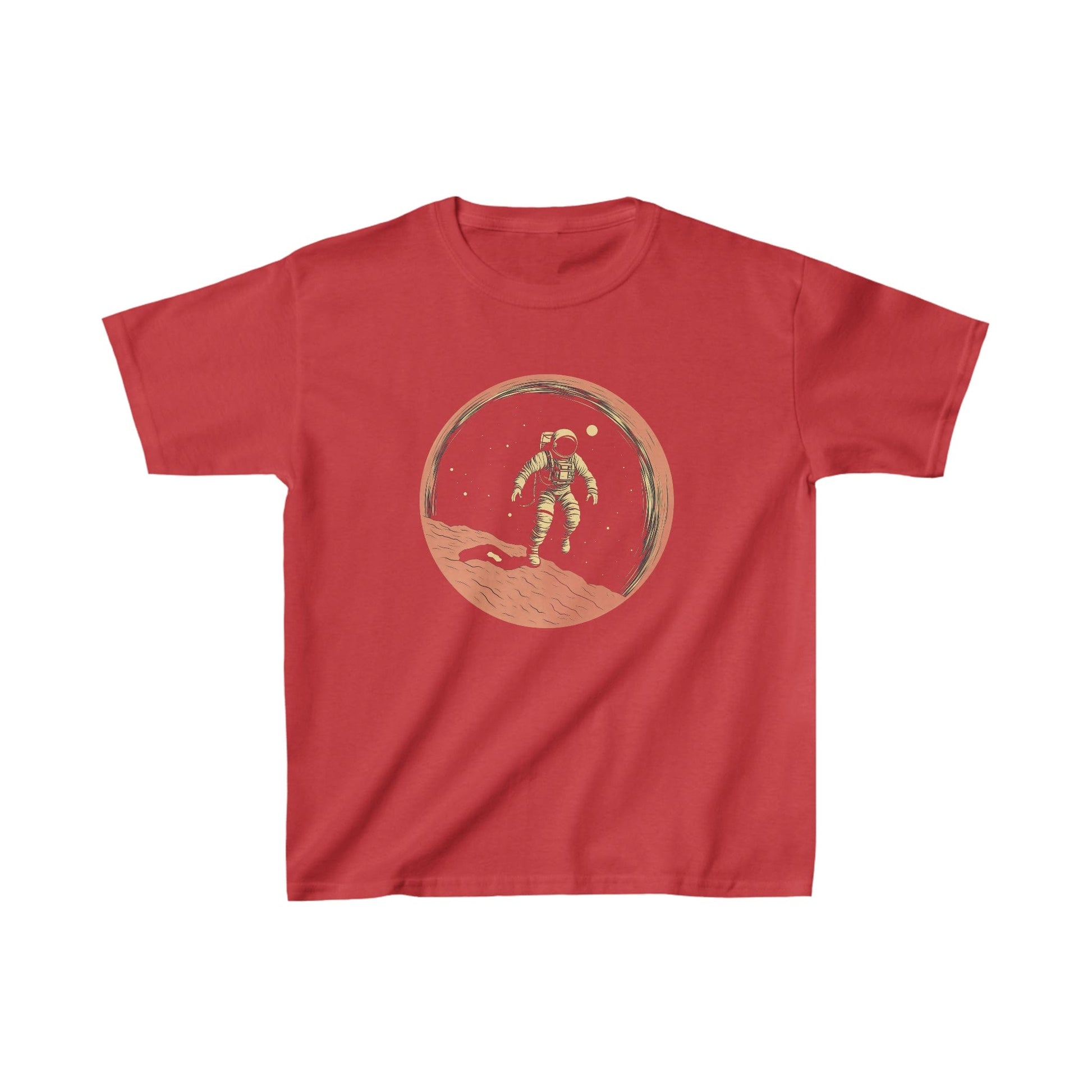 Kids clothes XS / Red Youth Astronaut Moon Explorer T-Shirt