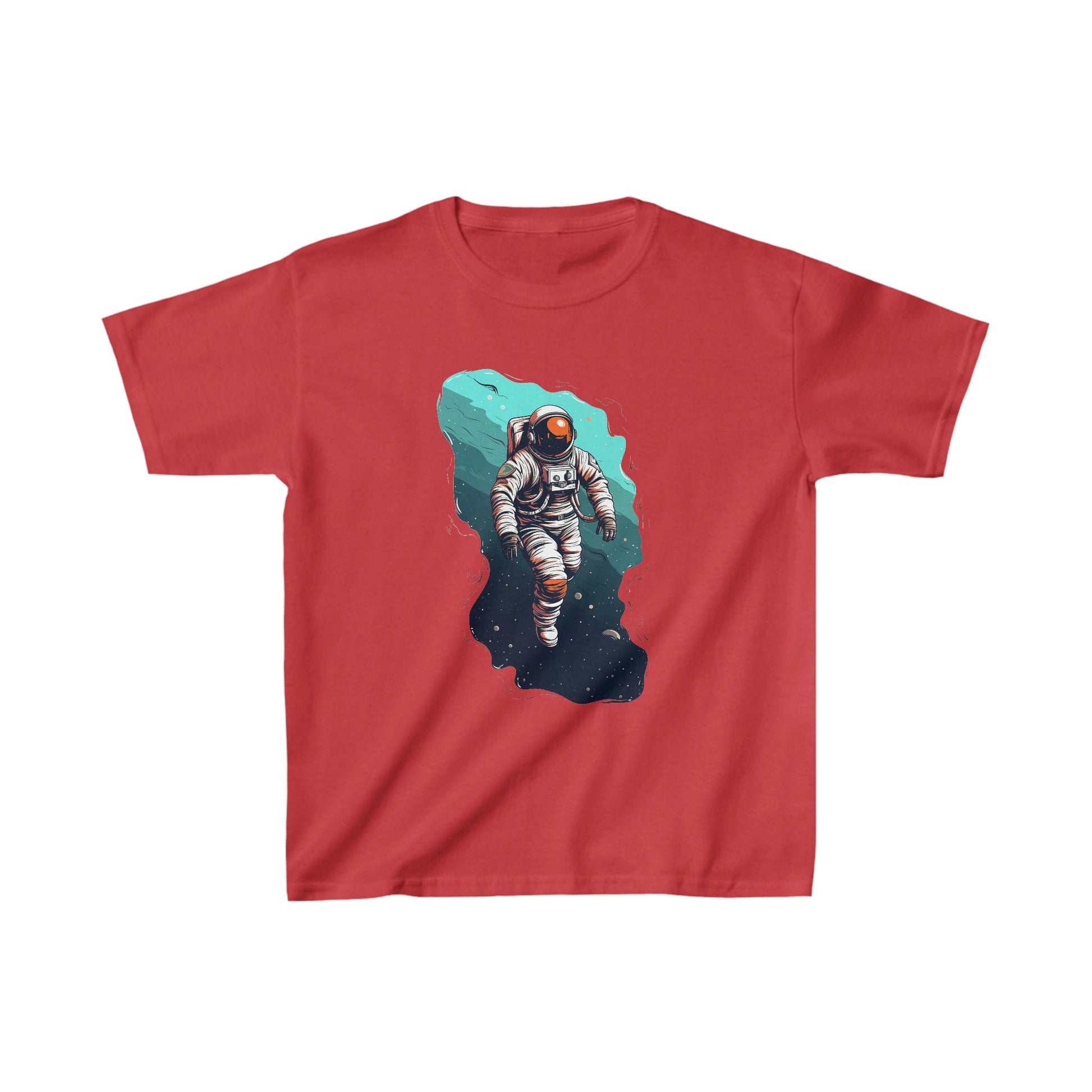 Kids clothes XS / Red Youth Astronaut Splash T-Shirt