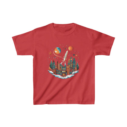 Kids clothes XS / Red Youth Holiday Rocket Launch T-Shirt