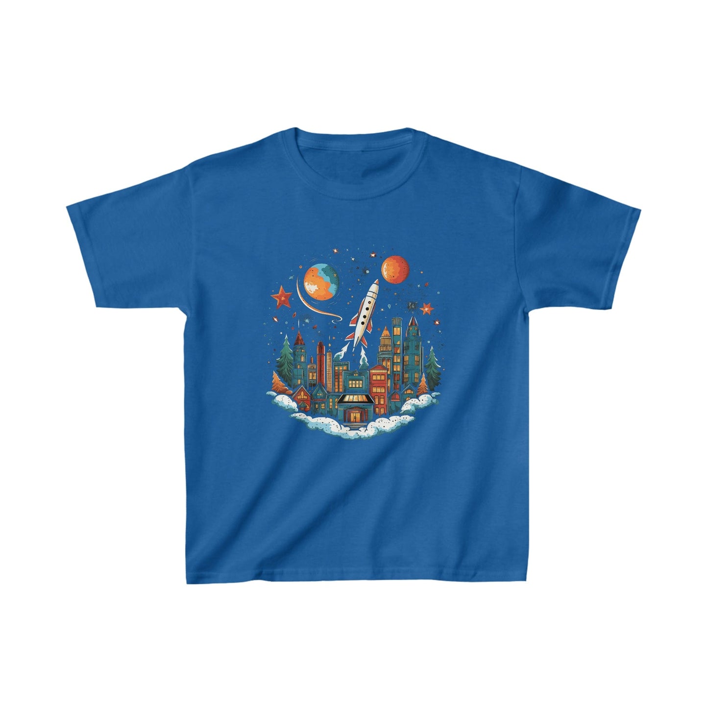 Kids clothes XS / Royal Youth Holiday Rocket Launch T-Shirt