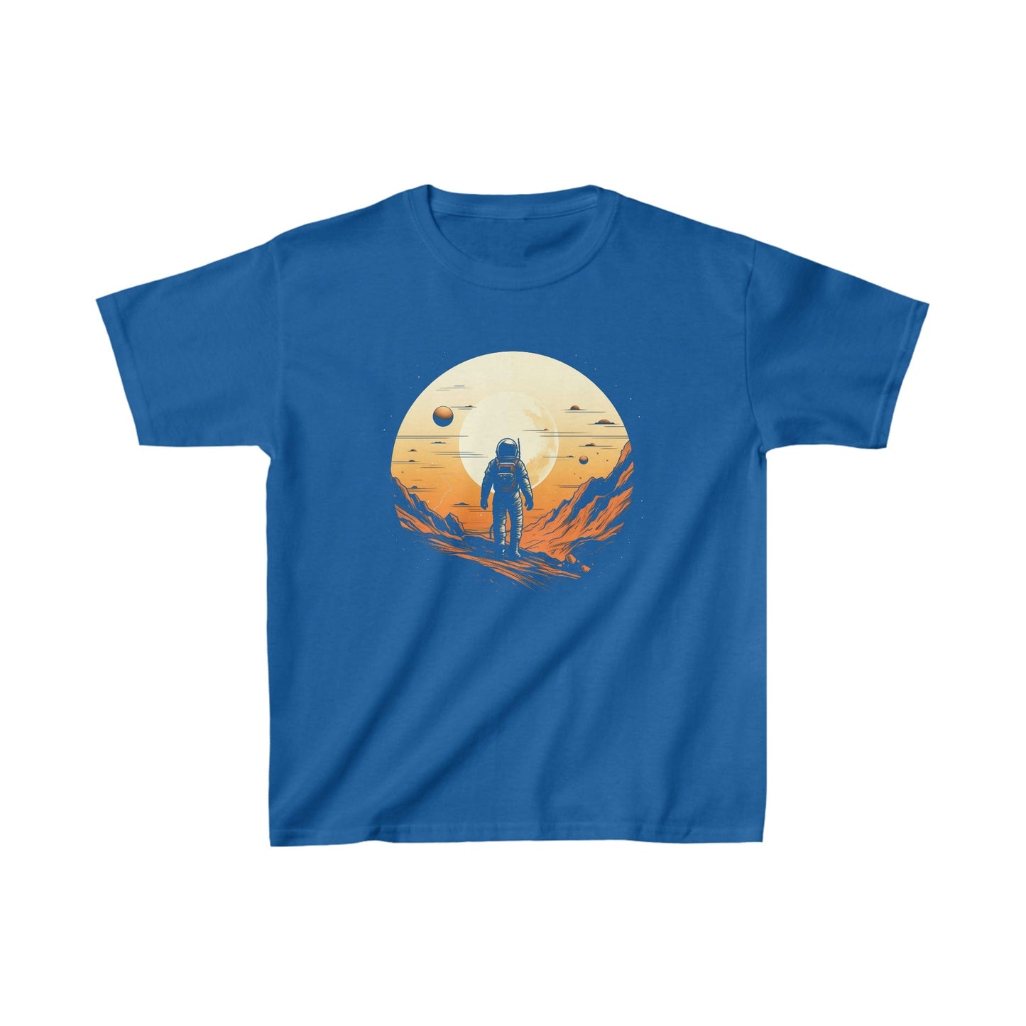 Kids clothes XS / Royal Youth Lunar Explorer: Astronaut on the Moon T-Shirt