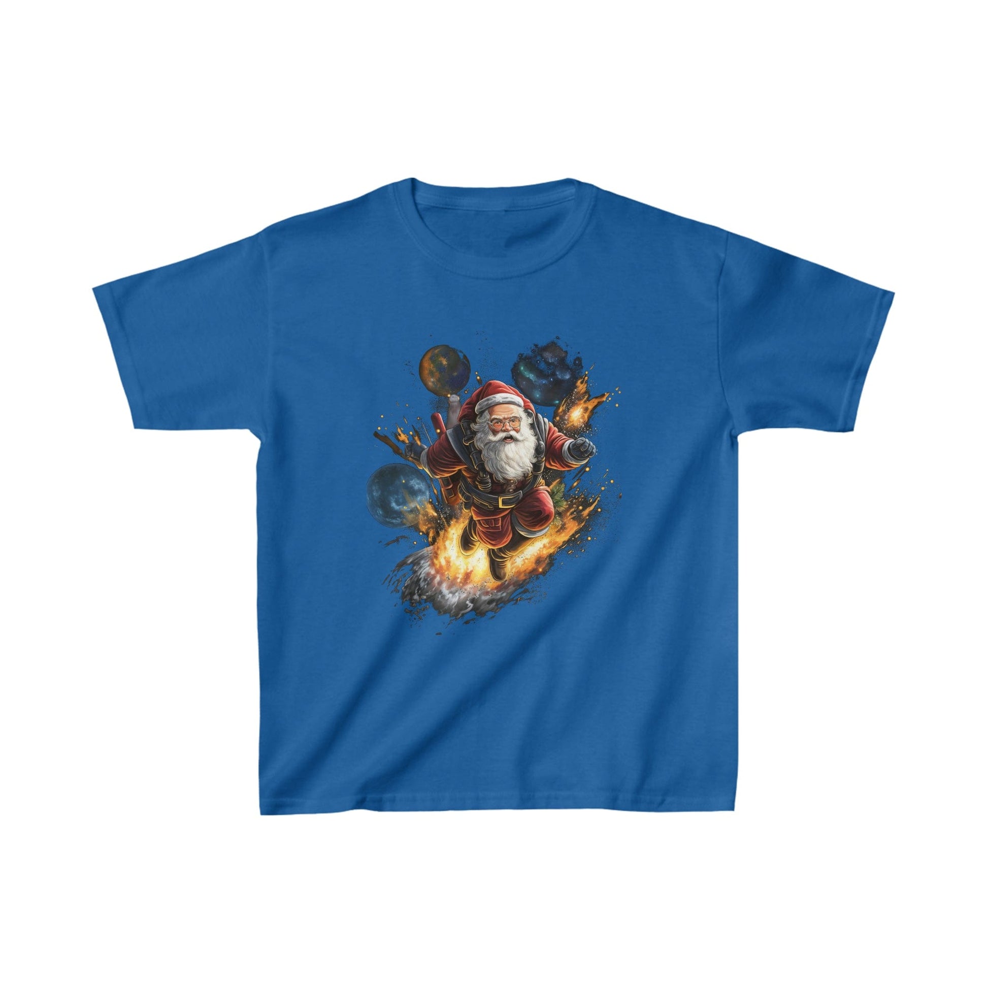 Kids clothes XS / Royal Youth Space Santa T-Shirt