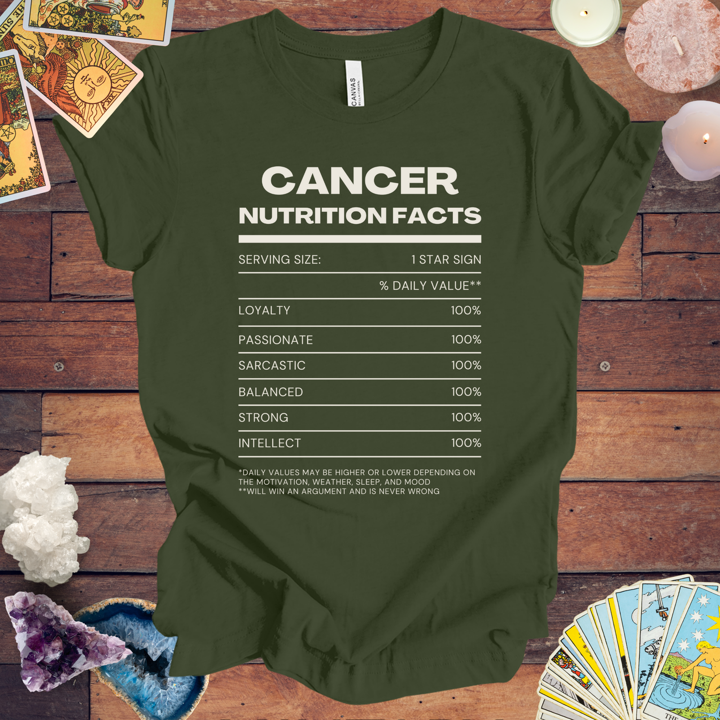 Cancer Nutrition Facts T-Shirt