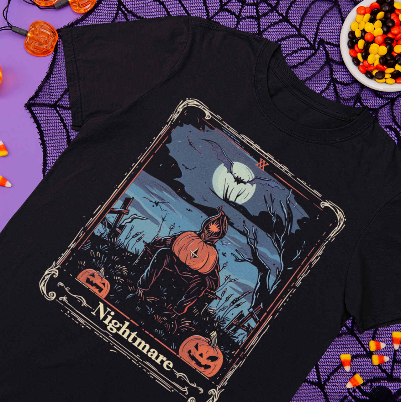 Halloween Nightmare Cancer Zodiac T-Shirt  - Halloween Limited Edition