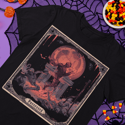 Possessed Tarot Card T-Shirt - Halloween Limited Edition