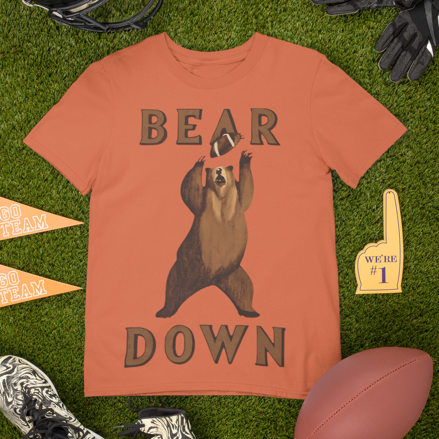 Vintage Bear Down T-Shirt