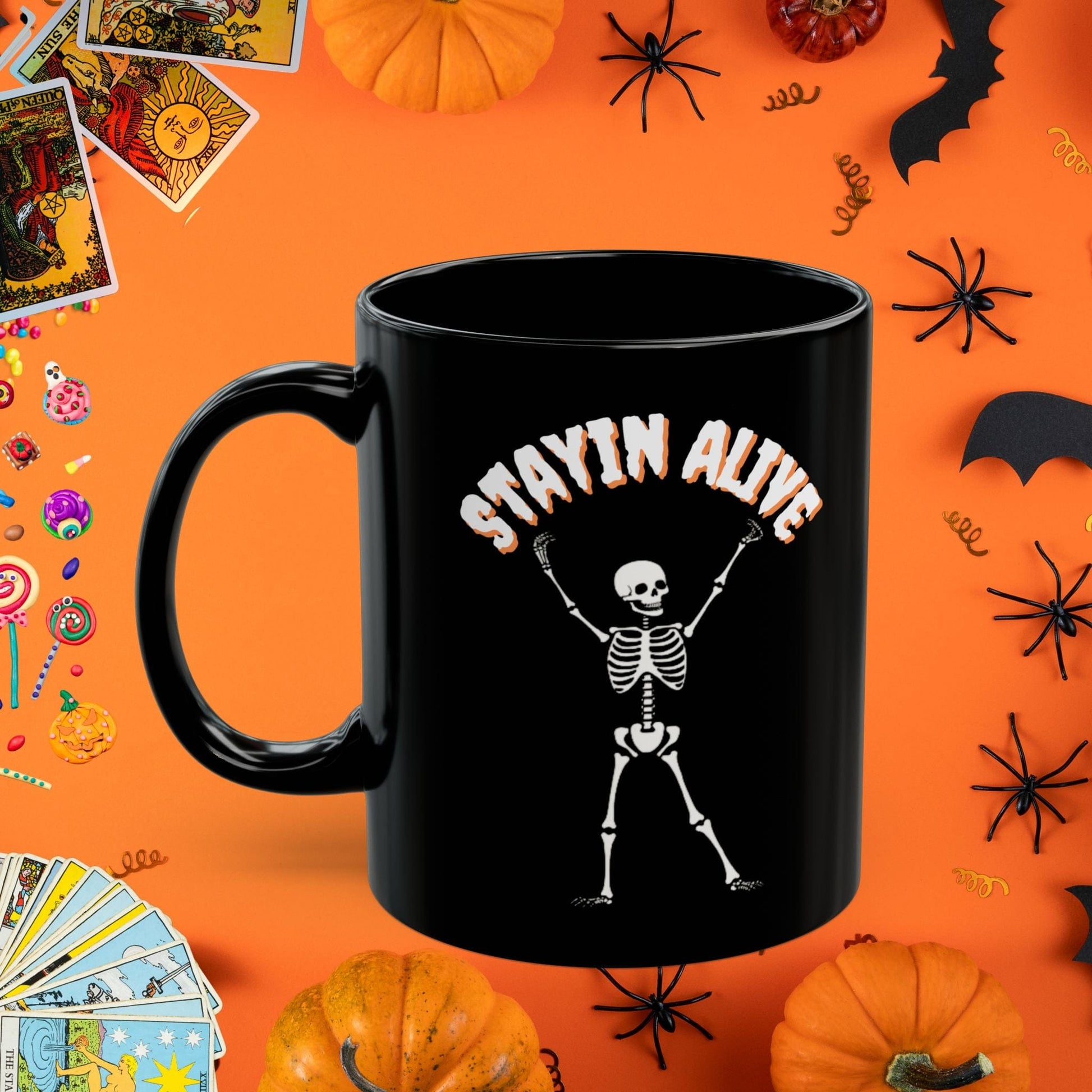 Mug 11oz Stayin Alive 11oz Black Mug