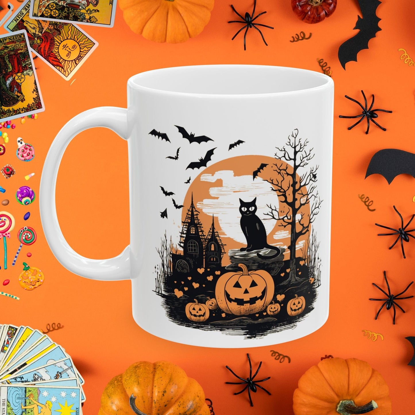 Mug 11oz Vintage Halloween Coffee Cup - Halloween Limited Edition