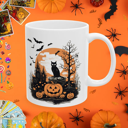 Mug 11oz Vintage Halloween Coffee Cup - Halloween Limited Edition