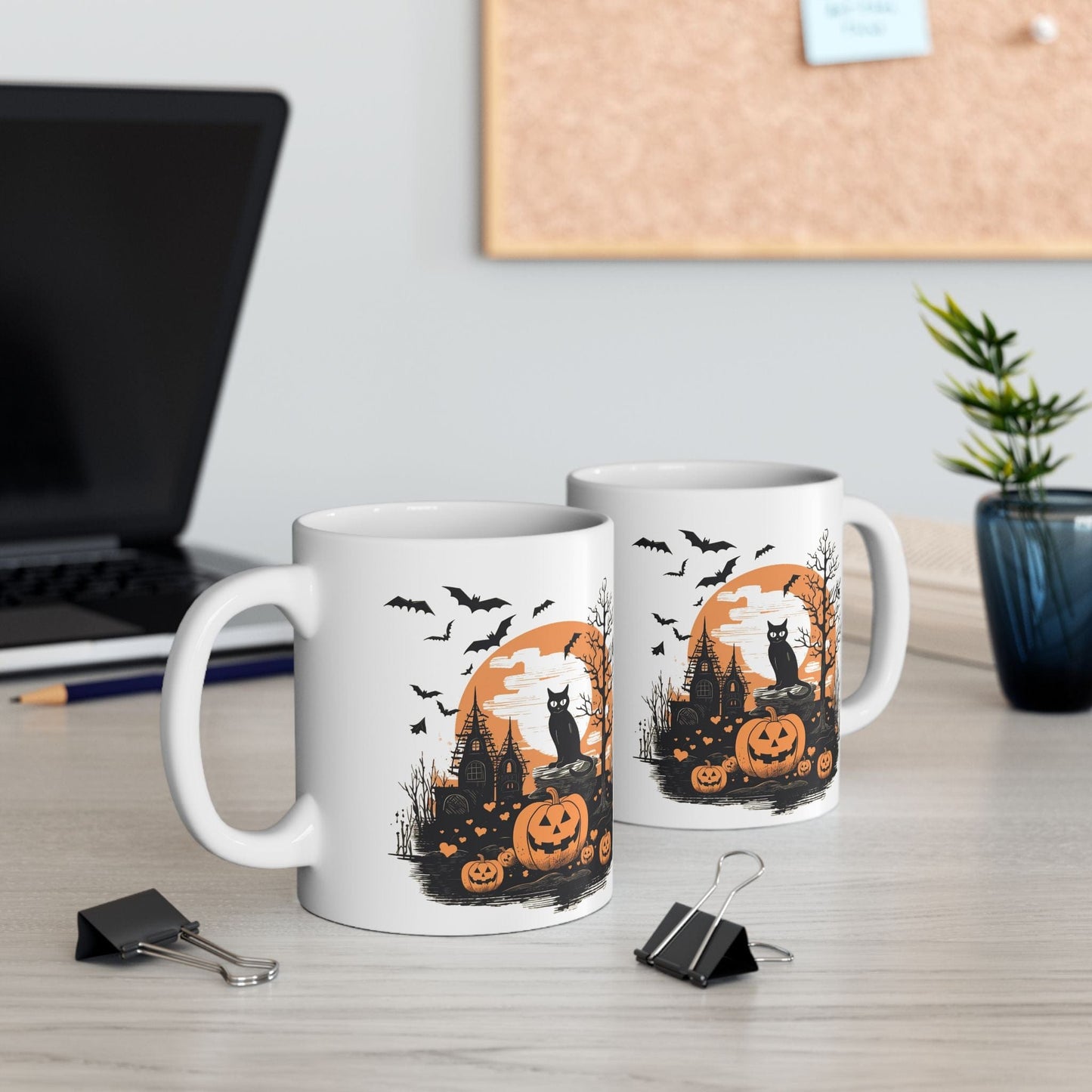 Mug 11oz Vintage Halloween Coffee Cup - Halloween Limited Edition