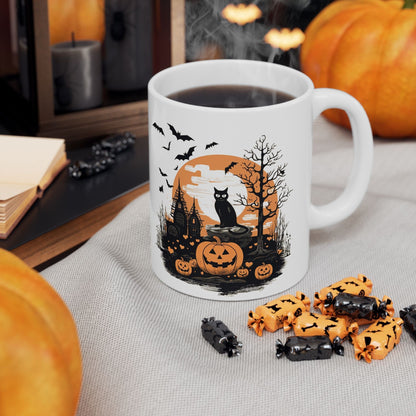 Mug 11oz Vintage Halloween Coffee Cup - Halloween Limited Edition