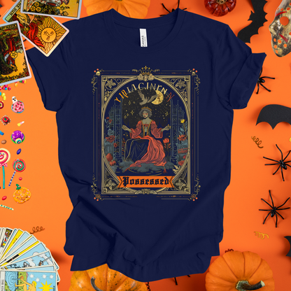 Possessed Virgo Halloween Tarot Card T-Shirt - Halloween Limited Edition