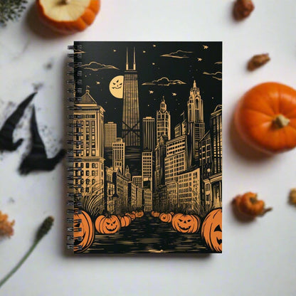 Paper products One Size Chicago Hancock Tower Halloween Inspired Notebook