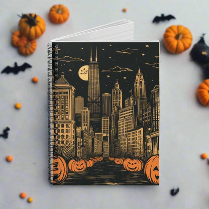 Paper products One Size Chicago Hancock Tower Halloween Inspired Notebook