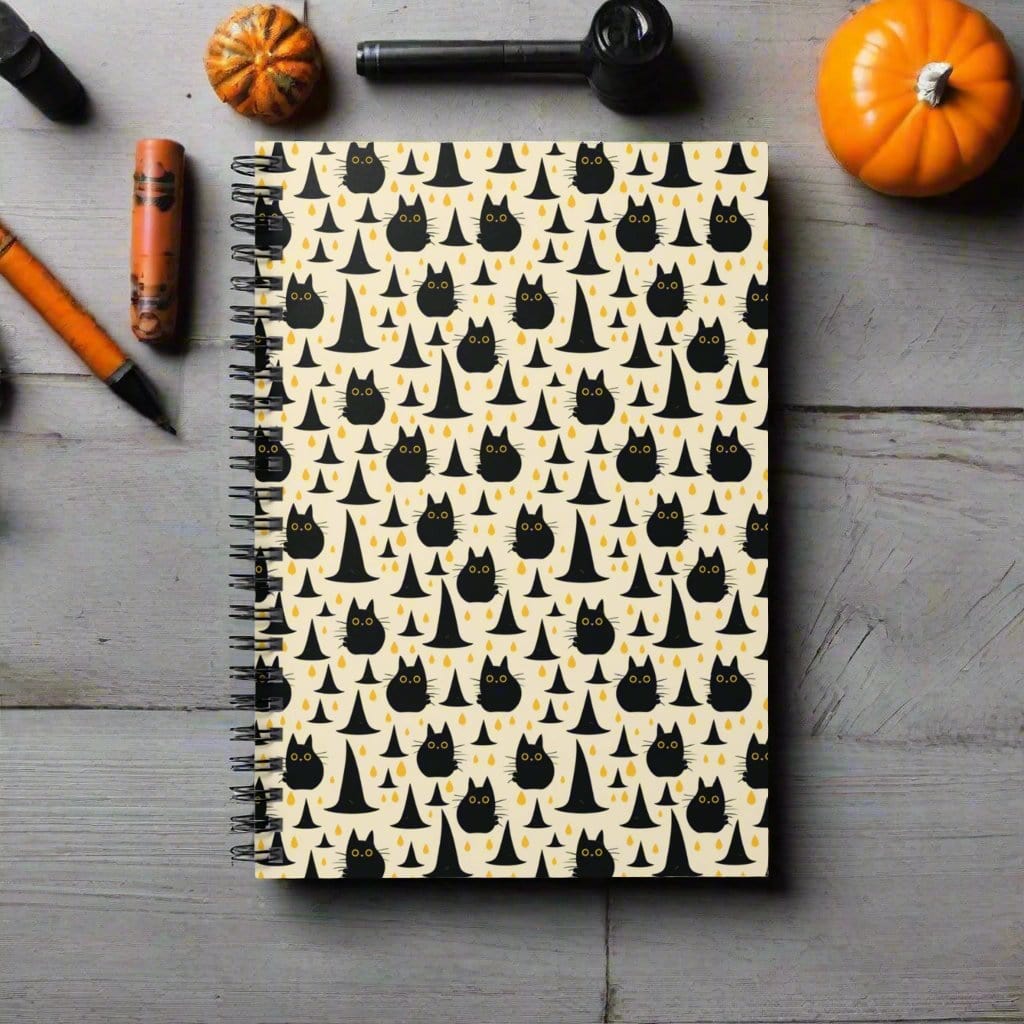 Paper products One Size Vintage Halloween Spiral Notebook - Halloween Limited Edition