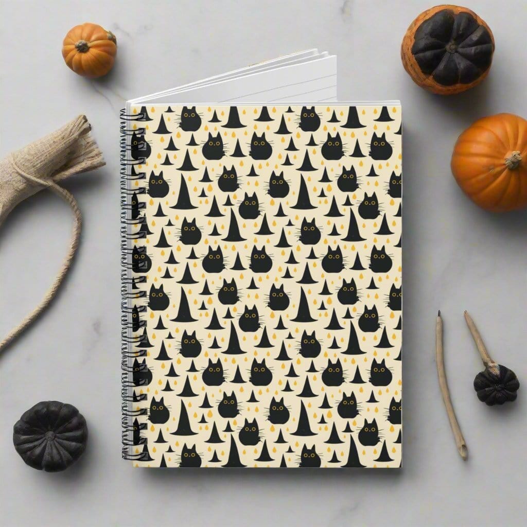 Paper products One Size Vintage Halloween Spiral Notebook - Halloween Limited Edition