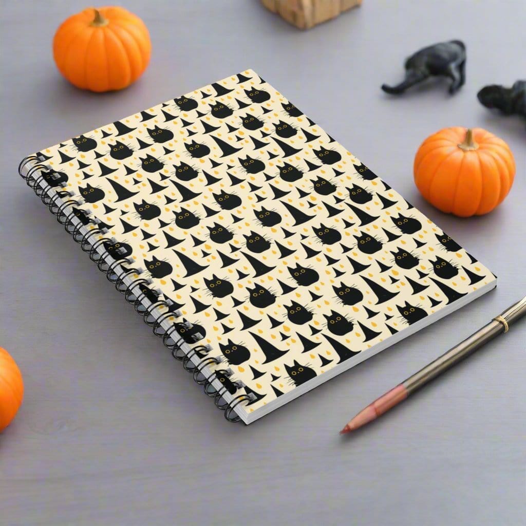 Paper products One Size Vintage Halloween Spiral Notebook - Halloween Limited Edition