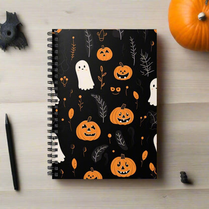 Paper products One Size Vintage Halloween Spiral Notebook - Halloween Limited Edition