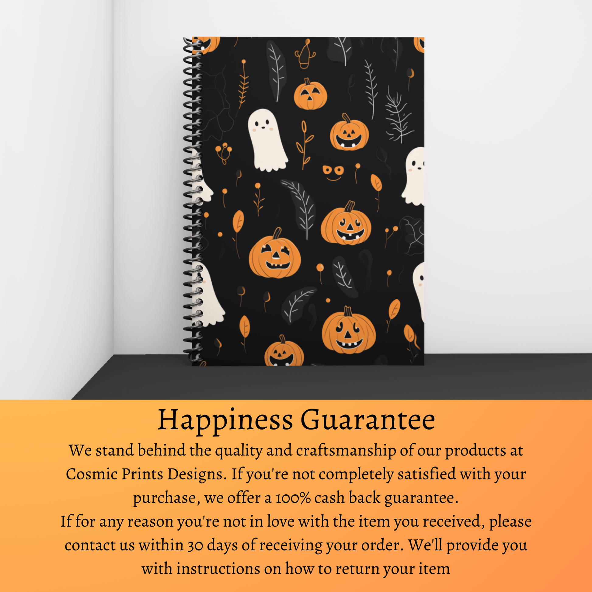 Paper products Vintage Halloween Spiral Notebook - Halloween Limited Edition