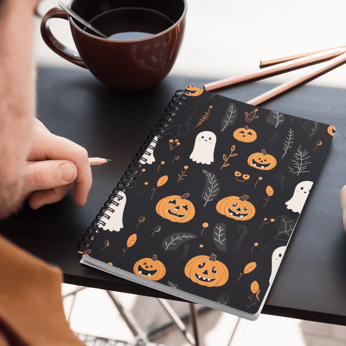 Paper products Vintage Halloween Spiral Notebook - Halloween Limited Edition