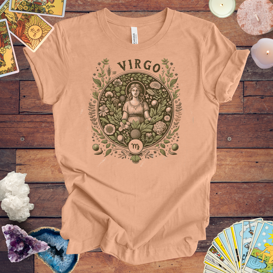 Herbalist's Dream: Virgo Tarot Card T-Shirt