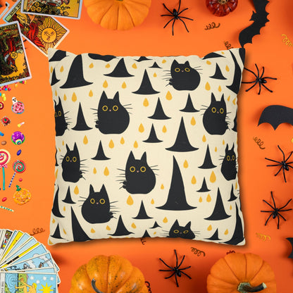 Pillow Cats & Hats - Vintage Halloween Pillow