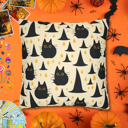 Pillow Cats & Hats - Vintage Halloween Pillow