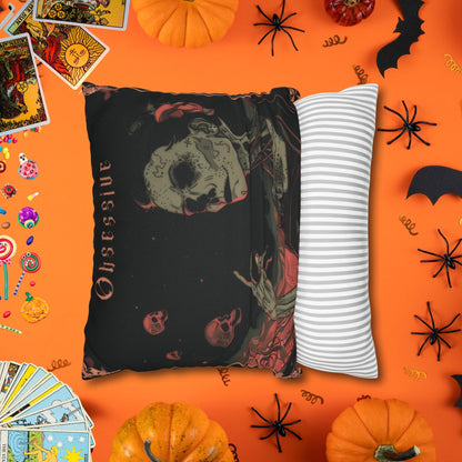 Pillow Obsessive Gothic Halloween Pillowcase