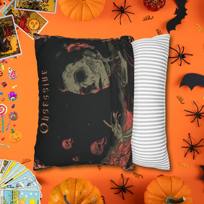 Pillow Obsessive Gothic Halloween Pillowcase