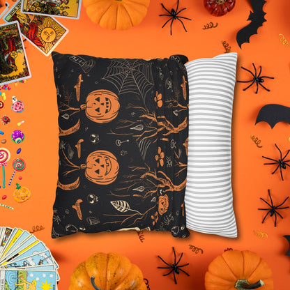 Pillow Pumpkins & Ghosts - Vintage Halloween Pillow