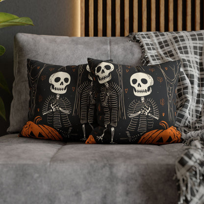 Pillow Skeletons Halloween - Vintage Halloween Pillow